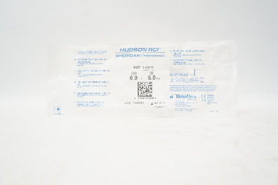 Teleflex 5-22010 Hudson RCI Sheridan Preformed Tracheal Tube 6.9OD x 5.0mmID (x)